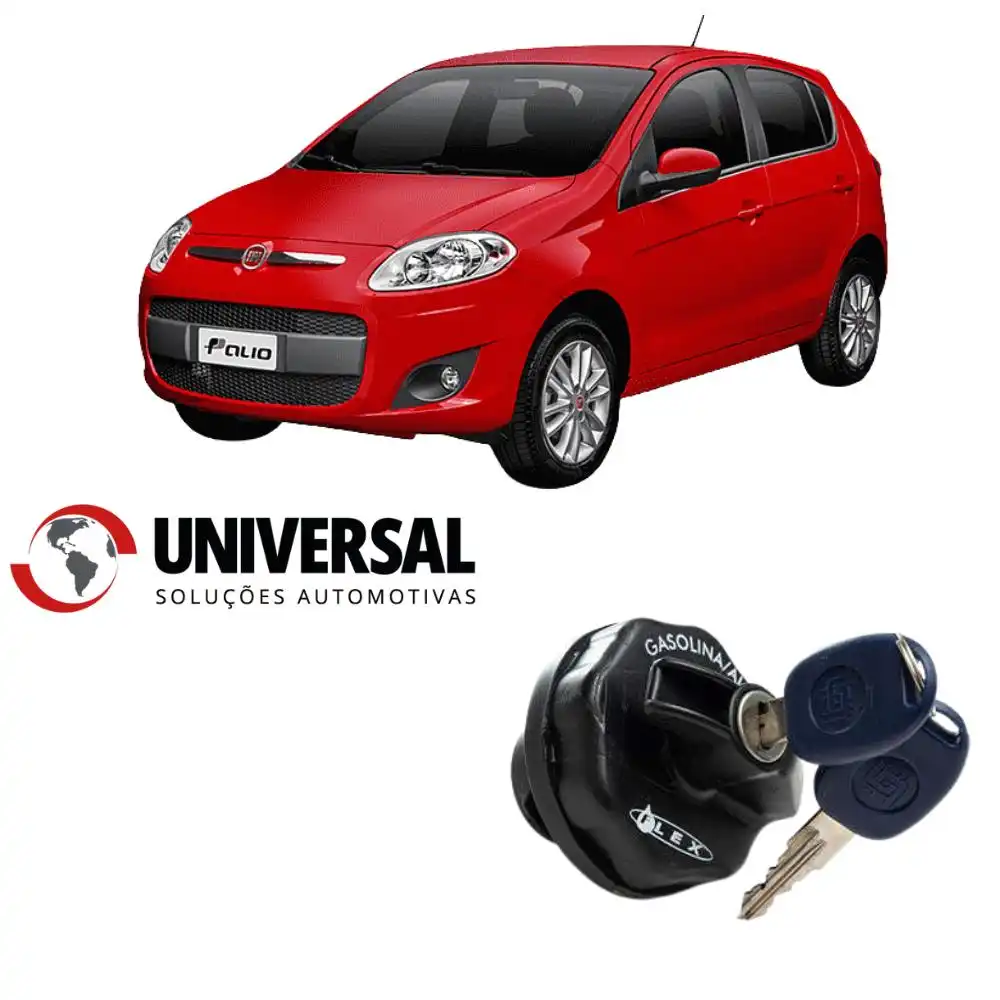 TAMPA TANQUE FIAT PALIO 2001/ FLEX COM CHAVE
