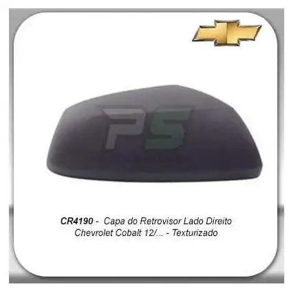 CAPA ESPELHO EXT COBALT 2012/ DIR TEXTURIZADO
