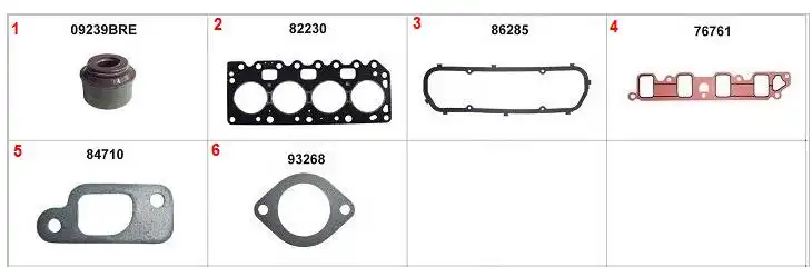 JUNTA MOTOR FIESTA,KA 1.0 (MT ENDURA) SUPERIOR C/ RETENTOR