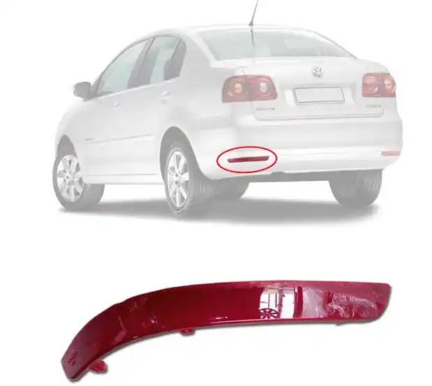 SINAL PARACHOQUE POLO SEDAN 2012/ ESQ (REFLETOR)