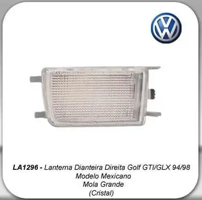 SINAL PARACHOQUE DIANT GOLF 1994 A 1998 DIR CRISTAL (MEXICA)