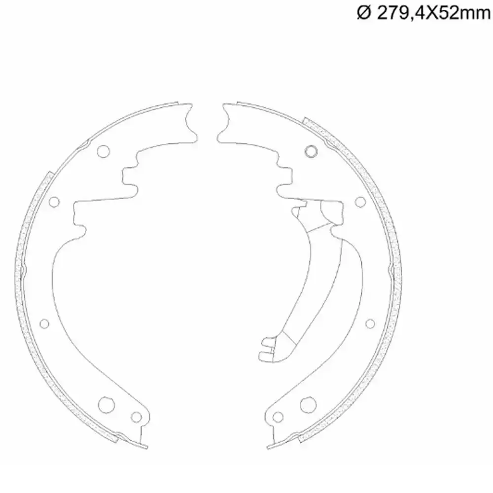 SAPATAS FREIO S-10 4X2 4CIL 94/  BLAZER 4X2 95/ S-10 4X4