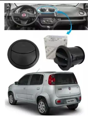 GRADE VENT INT UNO 11/15 FIORINO 14/ ( CENTRAL) PRETA