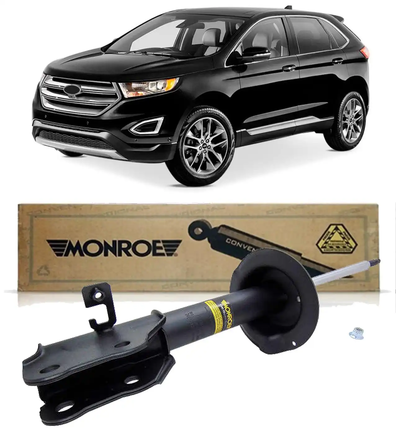 AMORTECEDOR DIANTEIRO EDGE 2008 A 2014 ESQUERDO