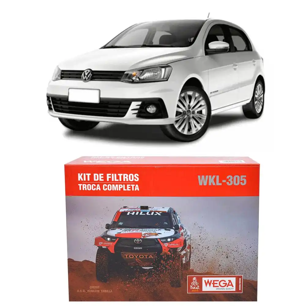 KIT FILTROS GOL 1.6 8V 2016 A 2022