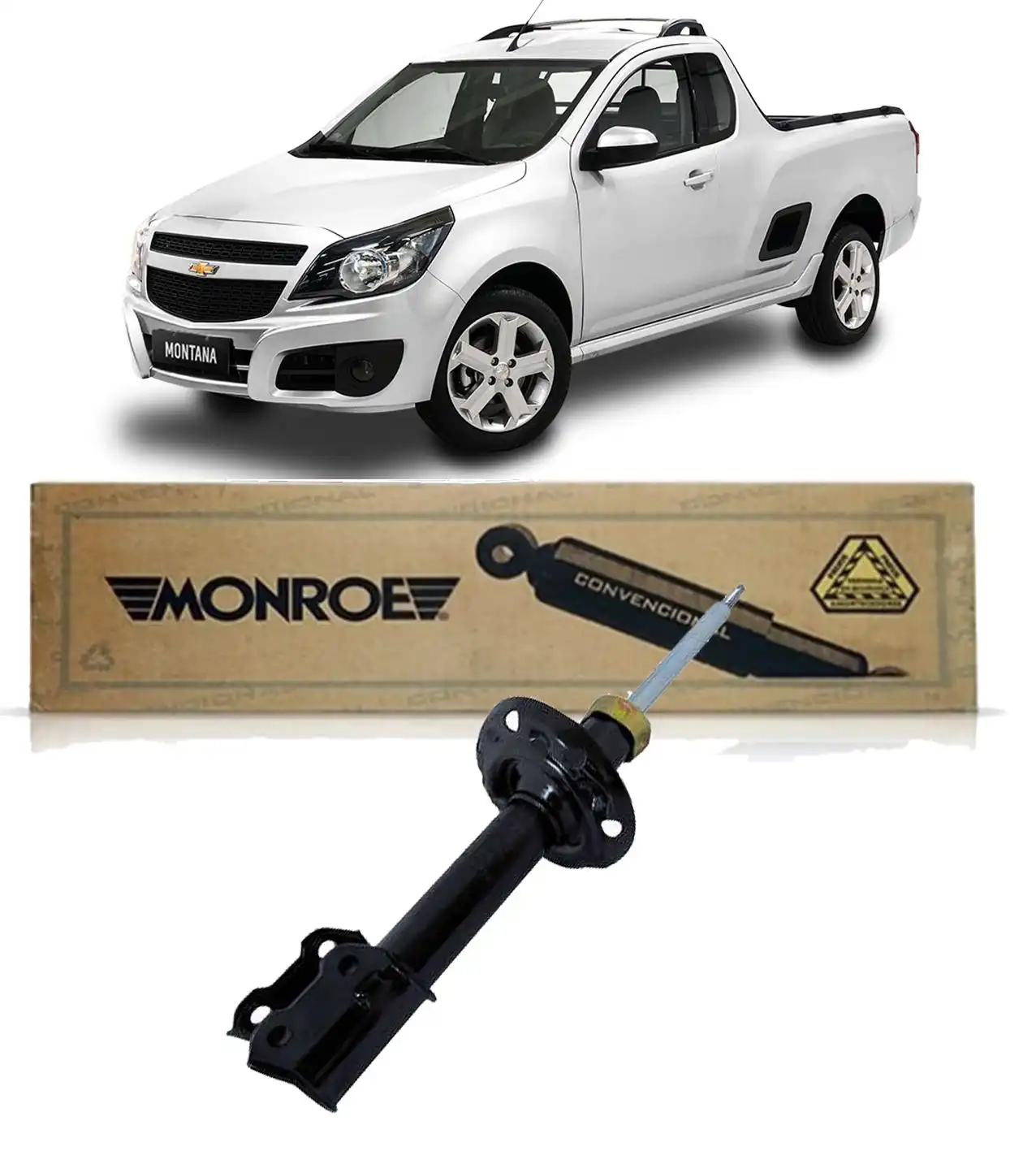 AMORTECEDOR DIANTEIRO MONTANA 2010 A 2021