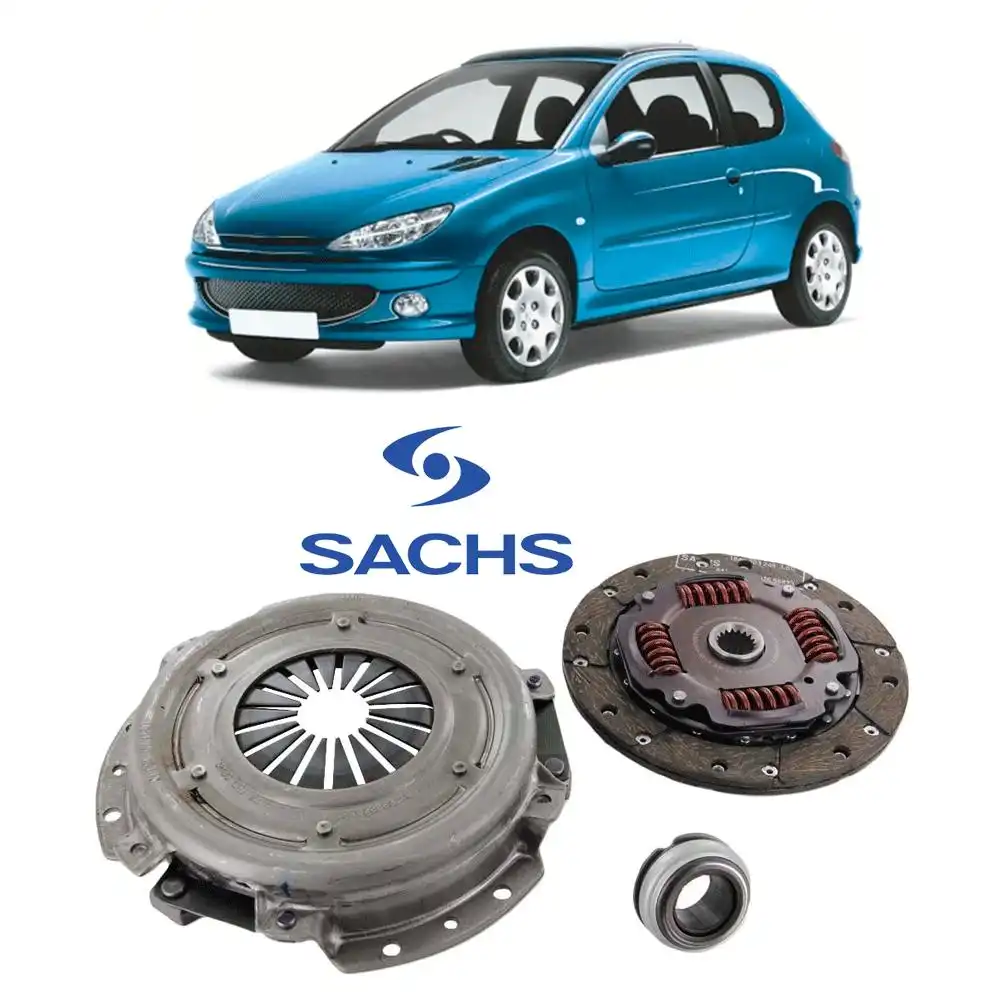 KIT EMBREAGEM PEUGEOT 206 1.0 16V 2001 A 2006 COM ROLAMENTO