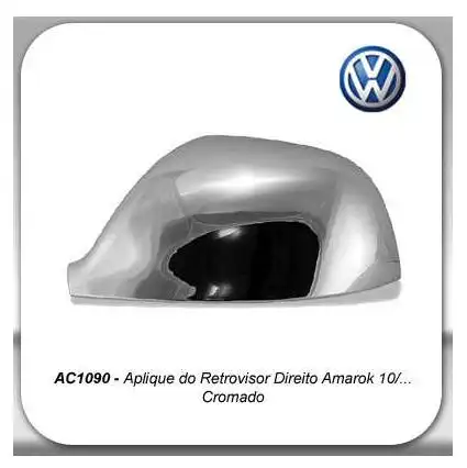 CAPA ESPELHO EXT AMAROK DIREITO CROMADO