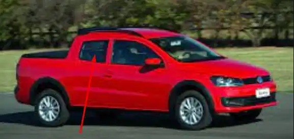 BORRACHA VIDRO LATERAL SAVEIRO CD CABINE ESTENDIDA FIXO