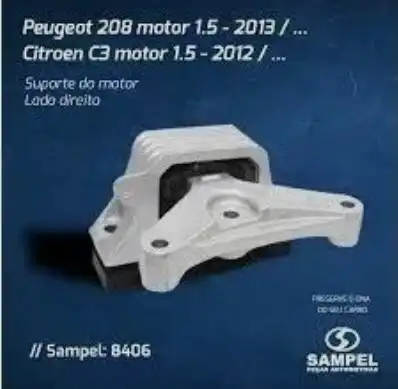 CALCO MOTOR CITROEN PICASSO C3 1.4 02/ DIR HIDRAULICO