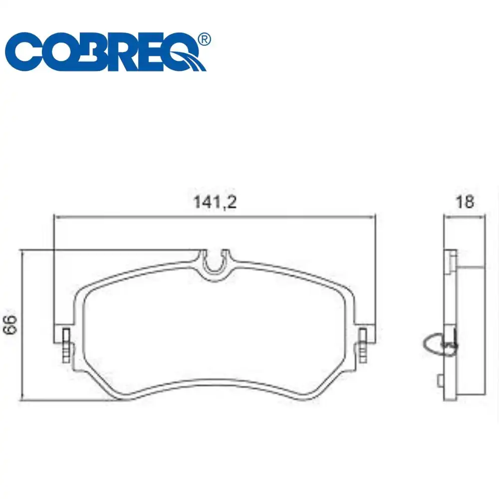 PASTILHA FREIO TRASEIRA AMAROK 3.0 V6 2018 ACIMA CERAMICA