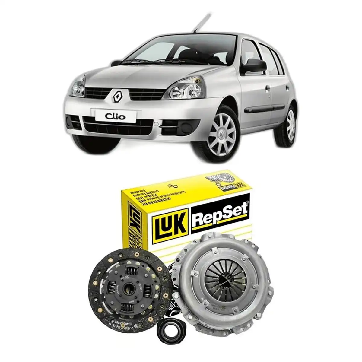 KIT EMBREAGEM RENAULT CLIO 1.0 8V/16V 1999 A 2013 COM ROLAME
