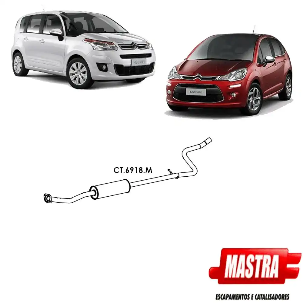 SILENCIOSO INTERMEDIARIO CITROEN C3 1.5 1.6 16V 2012 A 2021
