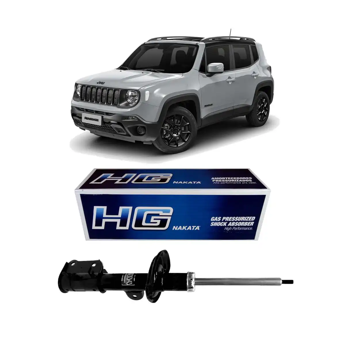 AMORTECEDOR DIANTEIRO RENEGADE FWD 4X2 2015 A 2021 DIREITO