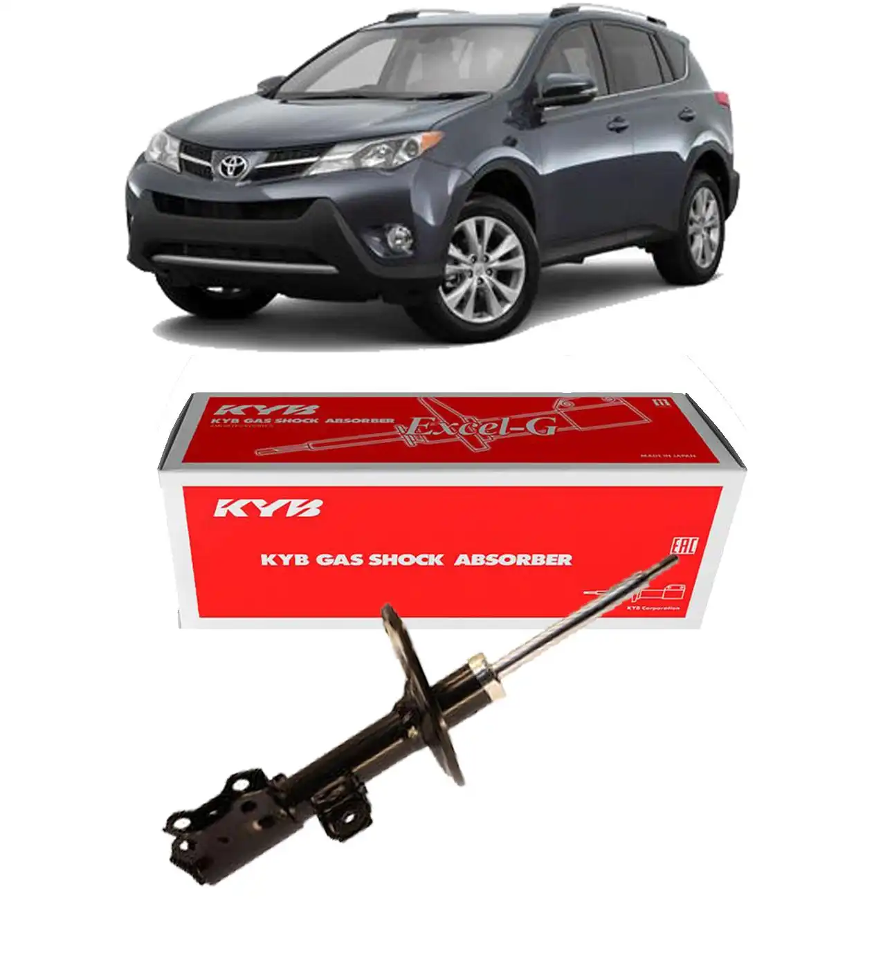 AMORTECEDOR DIANTEIRO TOYOTA RAV4 2013 A 2018 DIREITO