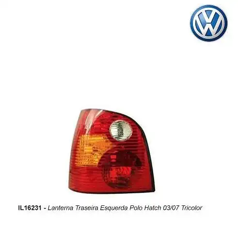 SINAL TRAS POLO 2003/2007 HATCH ESQ TRICOLOR