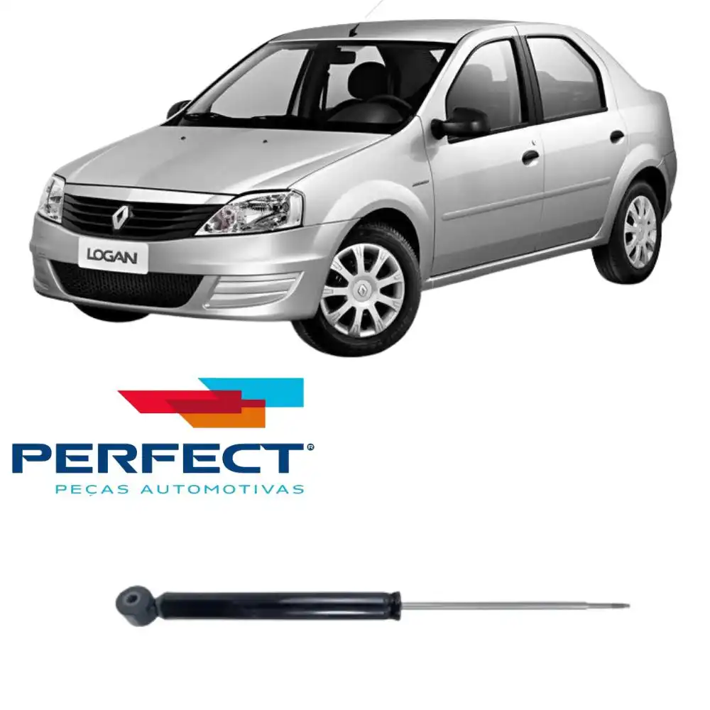 AMORTECEDOR TRASEIRO RENAULT LOGAN 2007 A 2013