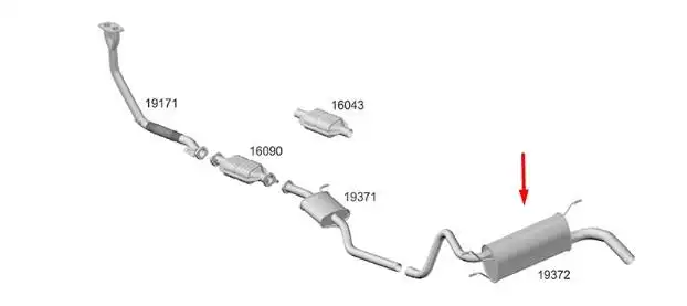 SILENC TRAS MITSUBISHI PAJERO TR4 2003/