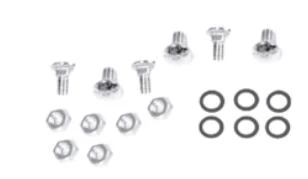 PARAFUSO PARACHOQUE FUSCA CROMADO C/ 18 PCS