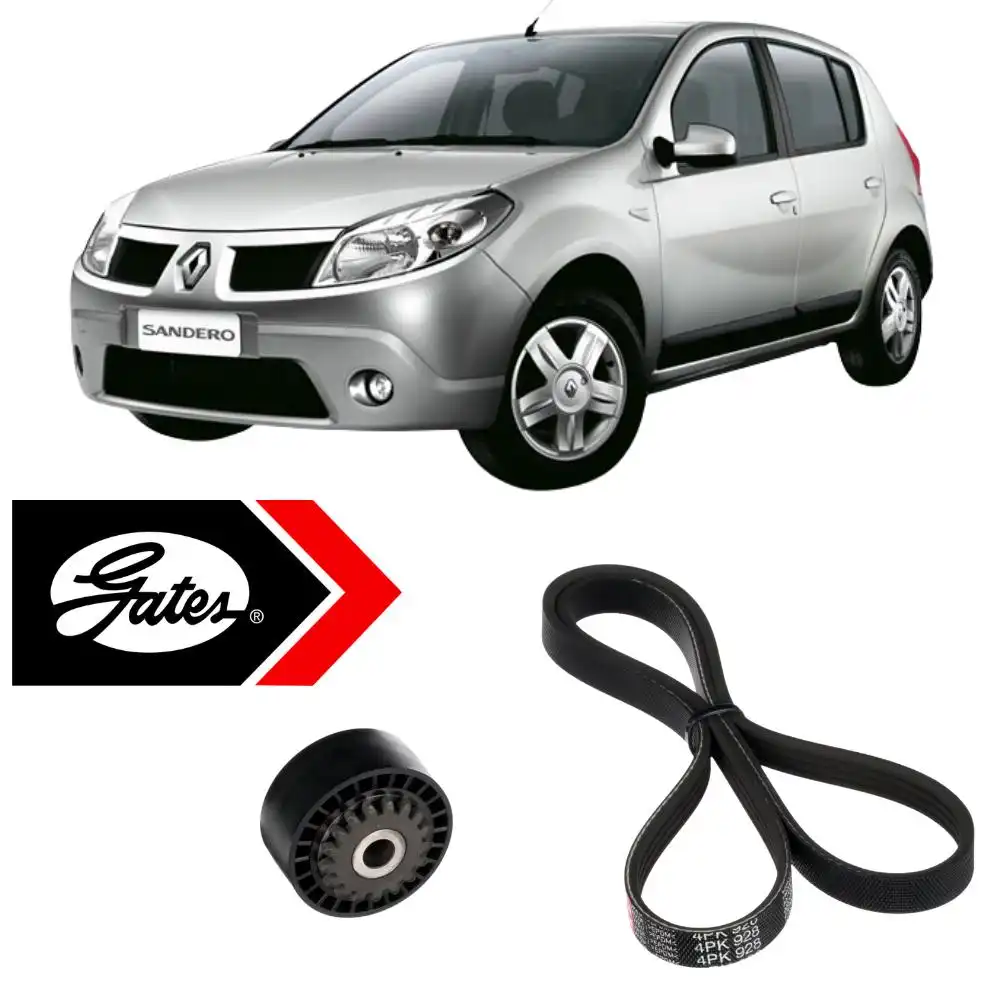 KIT CORREIA ALTERNADOR SANDERO 1.0 8V/16V 2007 A 2016