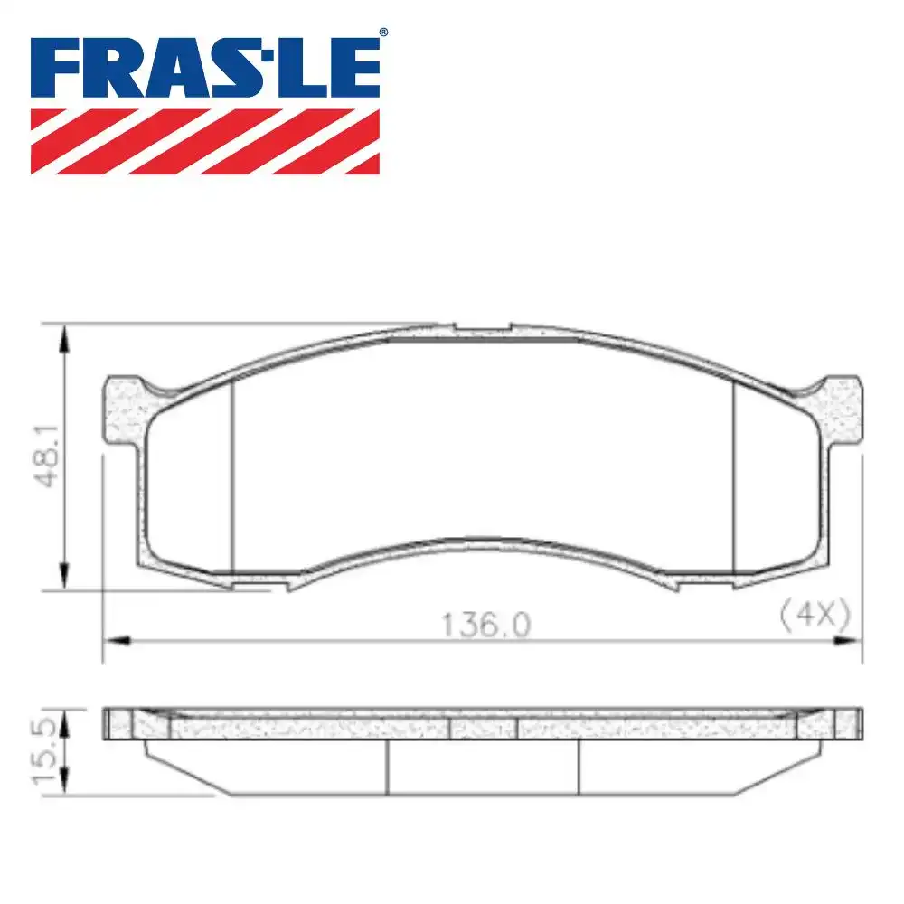 PASTILHA FREIO DIANTEIRA CITROEN C3 2022 ACIMA