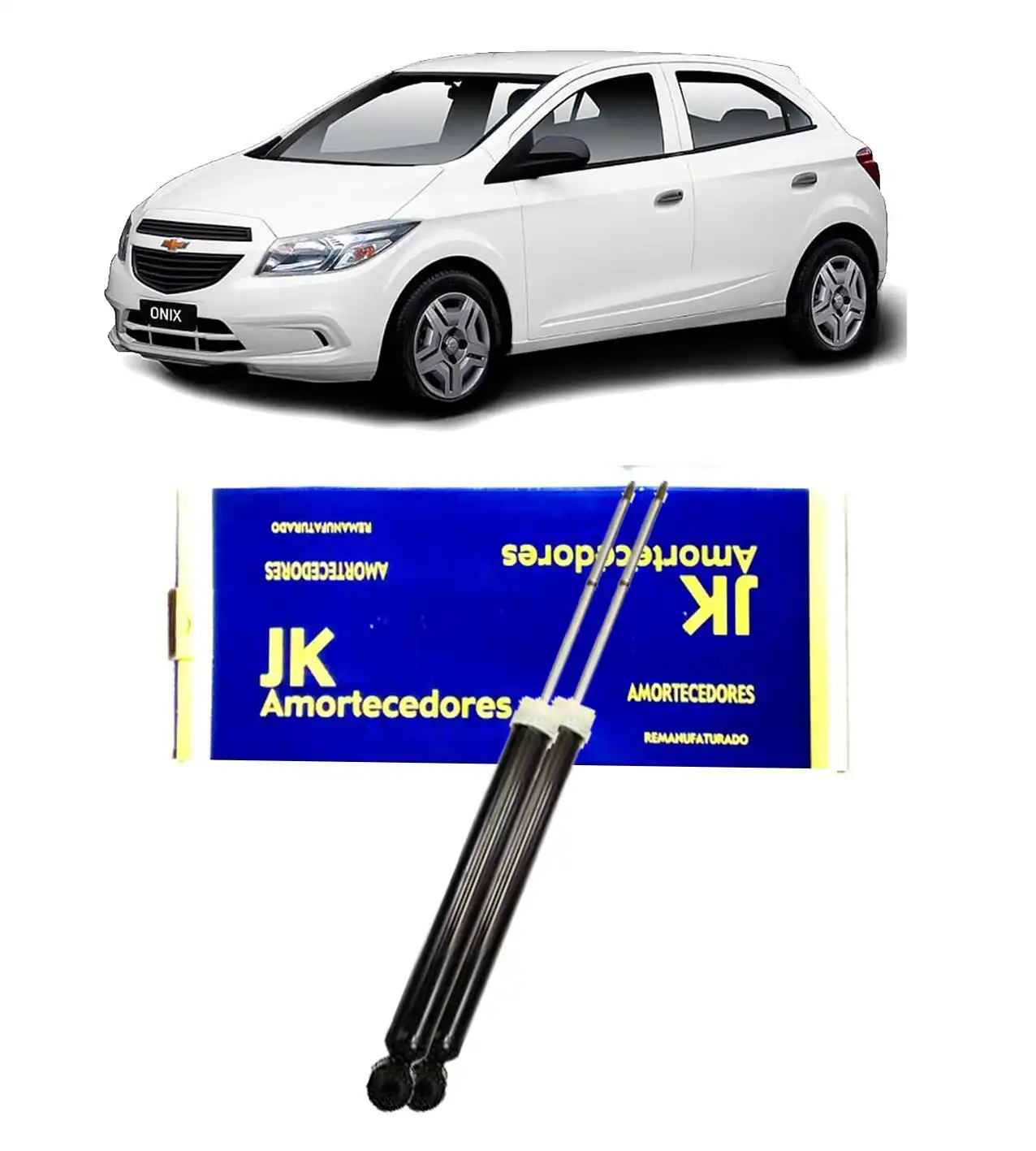 AMORTECEDOR TRASEIRO ONIX 2012/ TODOS REMANUFATURADO JG