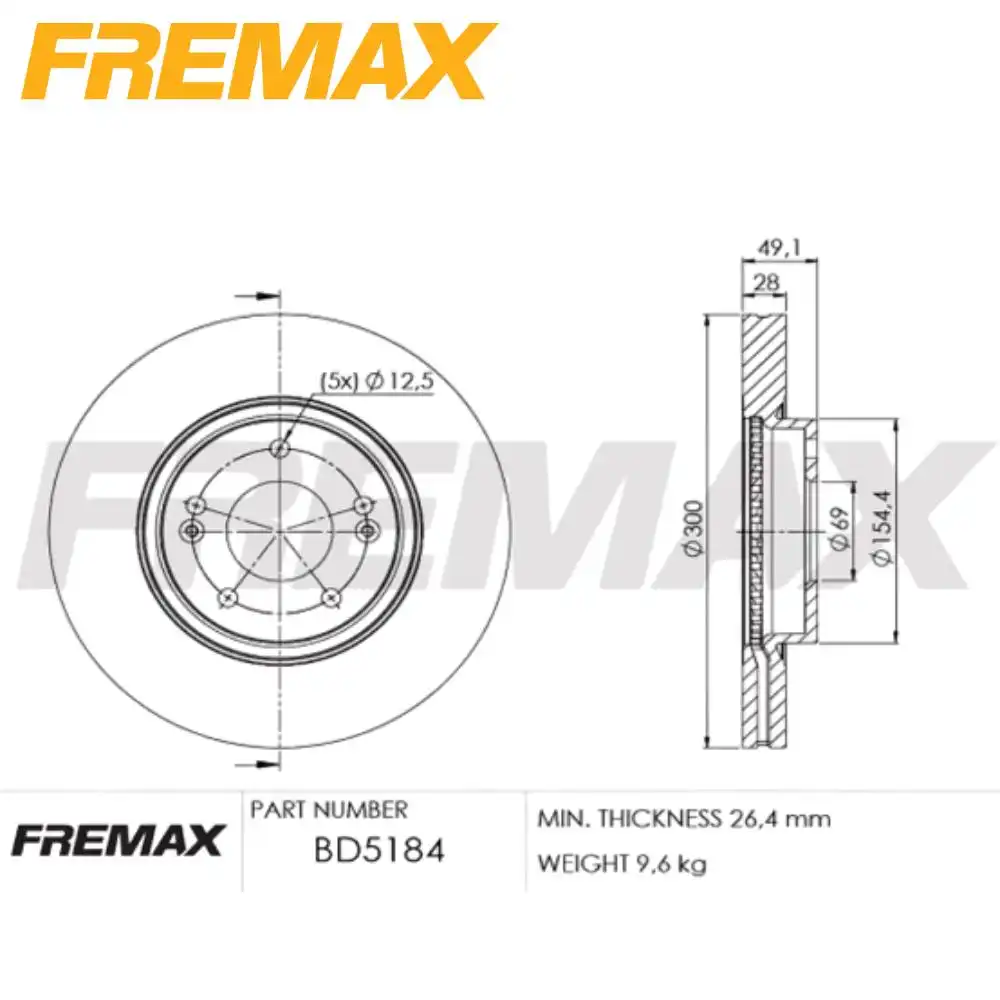 DISCO FREIO DIANTEIRO SORENTO 2.4 16V 2010 A 2015 VENTILADO