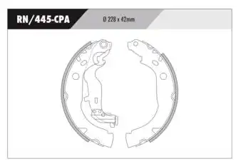 SAPATAS FREIO RENAULT DUSTER 2.0 4X4 11/