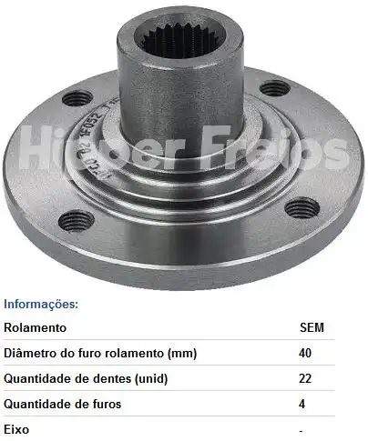 CUBO RODA DIANT GOLF 95/ POLO 98/