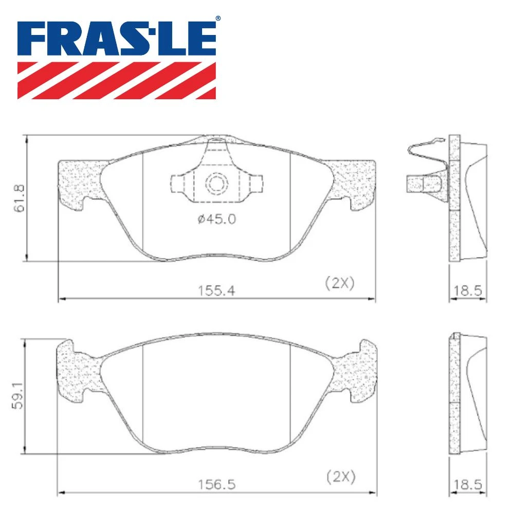 PASTILHA FREIO DIANTEIRA FIAT BRAVO 1.8 16V 2011/ SISTEMA TE
