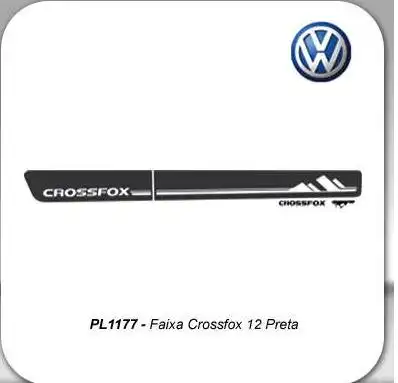 FAIXA LATERAL  CROSSFOX  12/ PRETA