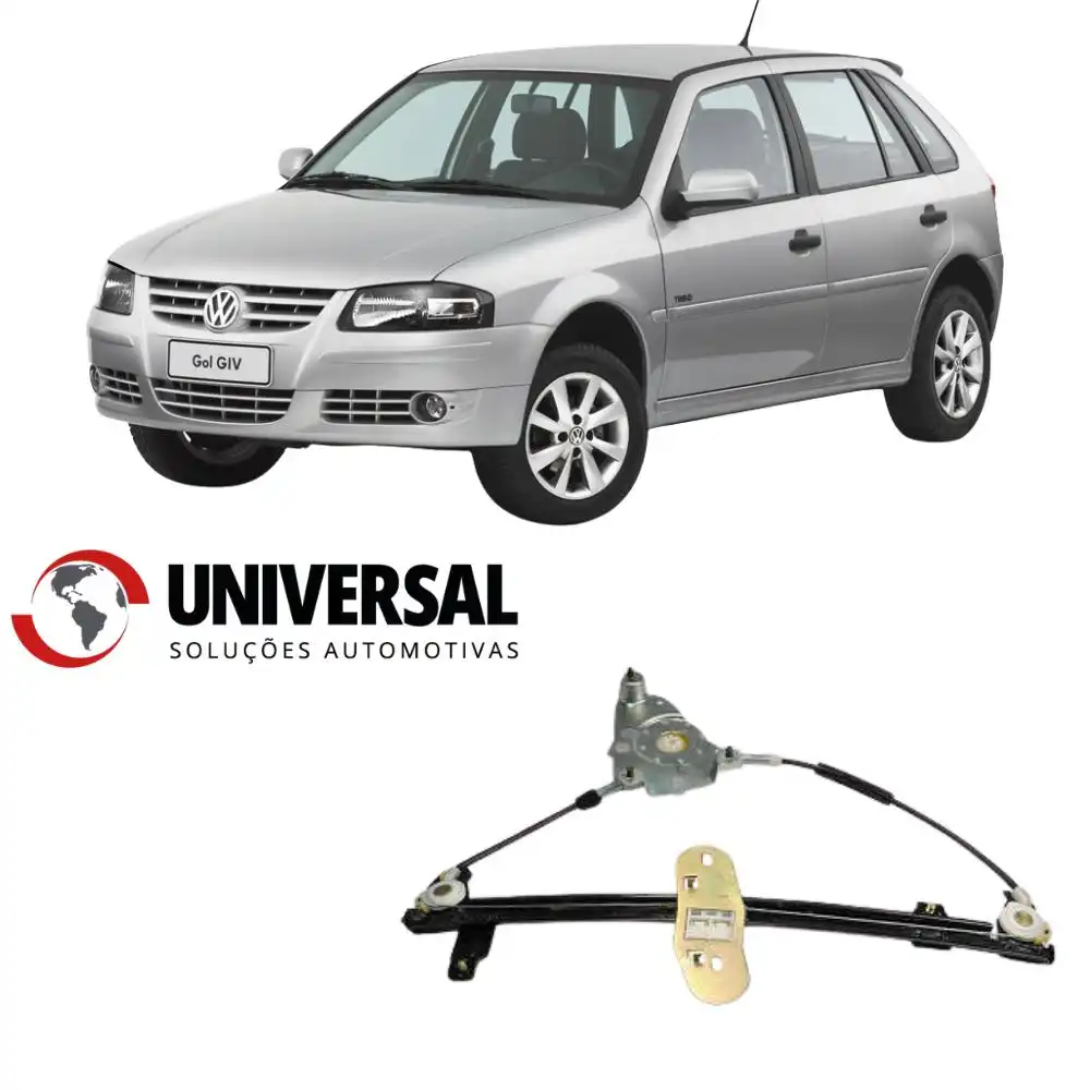 MAQUINA VIDRO TRAS GOL G2 G3 G4 4PORTAS ELETRICA ESQ