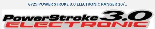 EMBLEMA POWER STROKE 3.0 ELECTRONIC RANGER 10/ PRATA