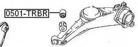 BUCHA EIXO TRAS ECOSPORT 4X4 03/12 (MONTANTE)