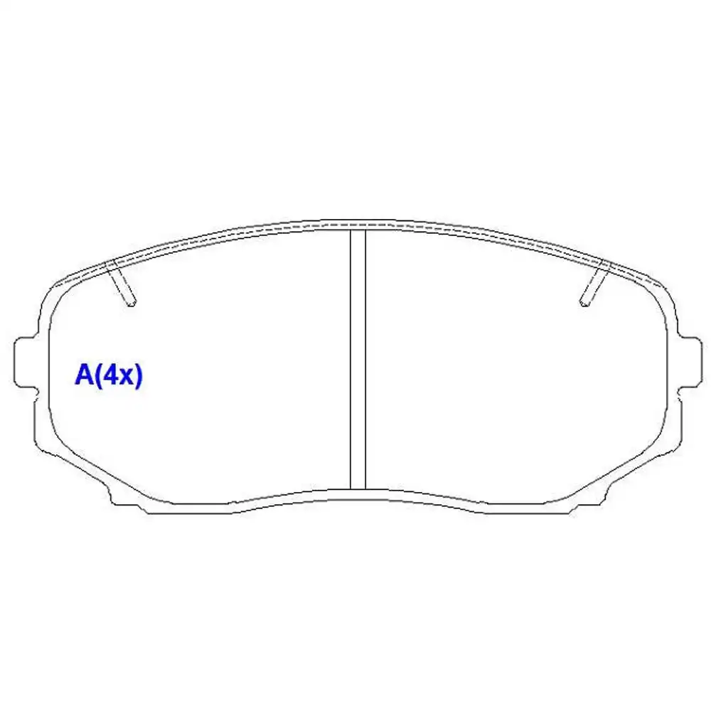 PASTILHA FREIO DIANTEIRA L-200 TRITON 2021 ACIMA CERAMICA