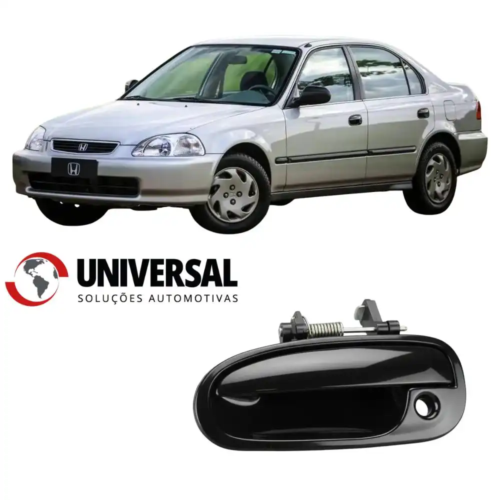 MACANETA EXT HONDA CIVIC 96/00 DIANT ESQ PRETA