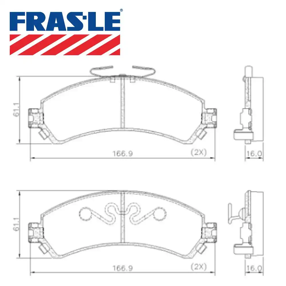 PASTILHA FREIO DIANTEIRA S-10 2.8 1997 A 2011 4X4