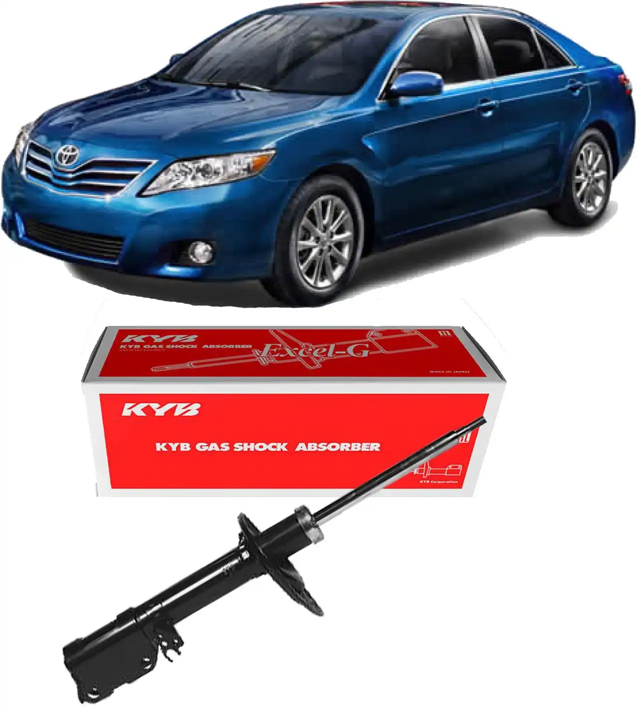 AMORTECEDOR TRASEIRO TOYOTA CAMRY 2007 A 2011 DIREITO