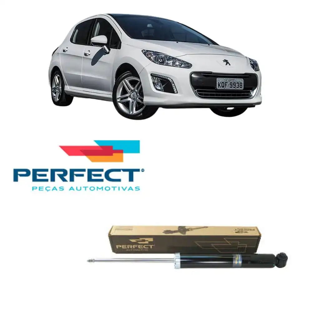 AMORTECEDOR TRASEIRO PEUGEOT 308 2007/