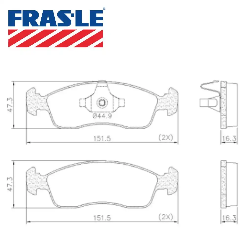 PASTILHA FREIO DIANTEIRA FIAT PALIO 1.0 1.4 2012/