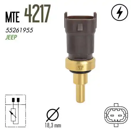 INTERRUPTOR TEMPERATURA FIAT PALIO 1.6 16V 2014 A 2017 E-TOR