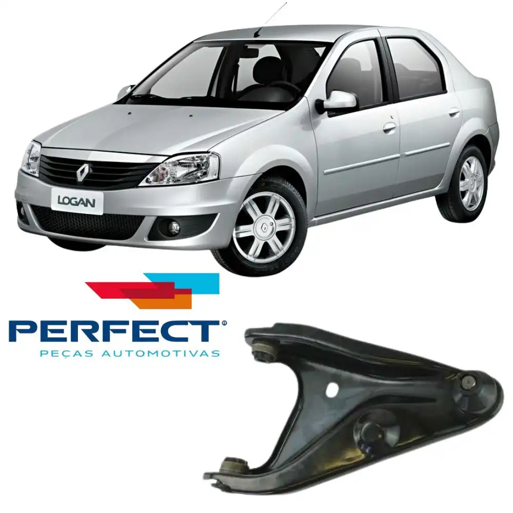 BANDEJA DIANTEIRA RENAULT LOGAN 2004 A 2013 DIR COM PIVO