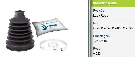 SANFONA HOMOC SCENIC 1.6 16V 2005 A 2009 LADO RODA