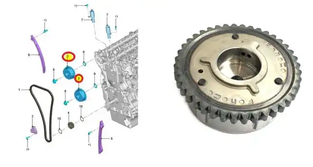 ENGRENAGEM COMANDO FUSION 2.0 13/ POLIA VARIAVEL ESCAPE