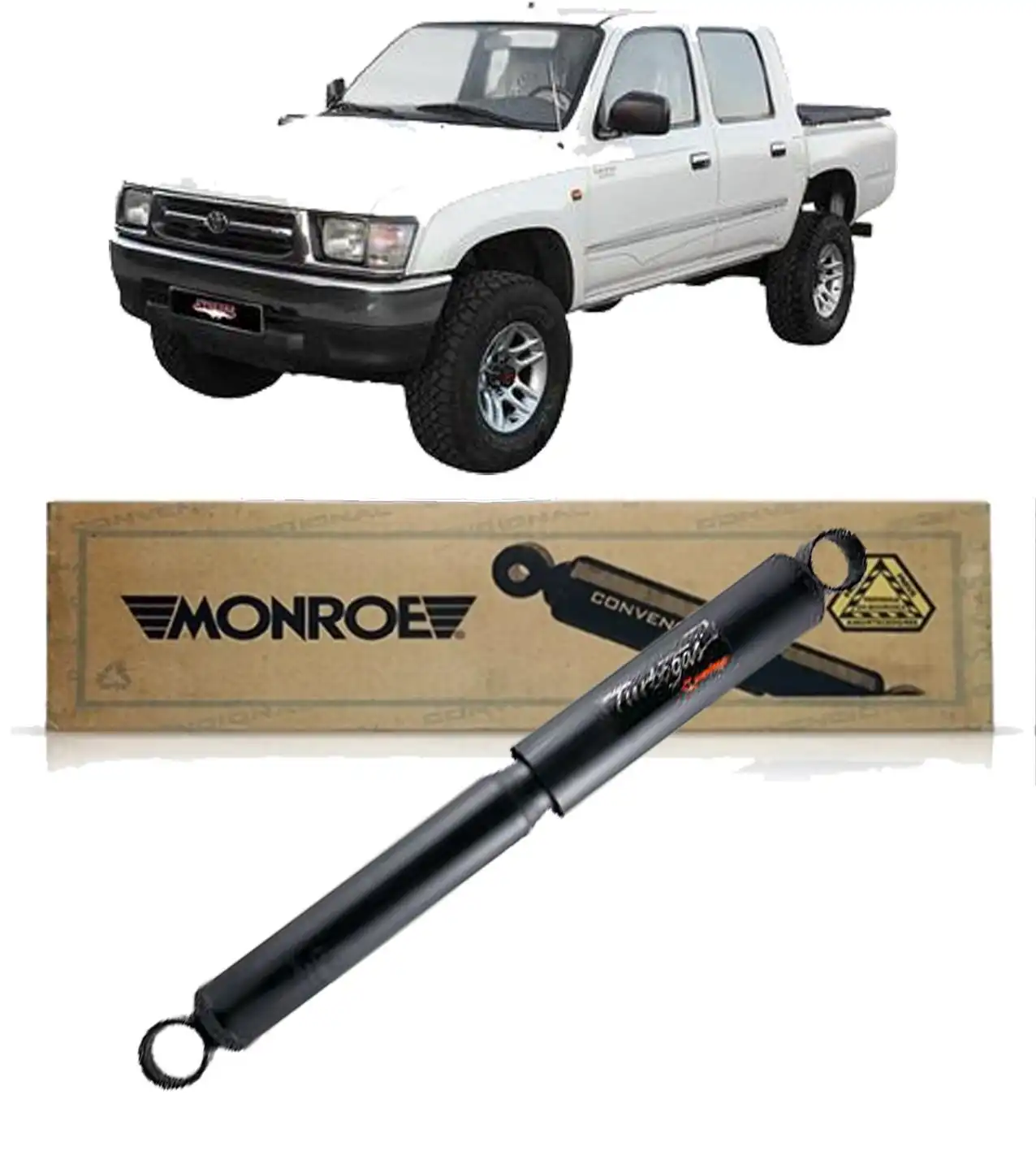 AMORTECEDOR TRASEIRO TOYOTA HILUX PICK-UP 4X4 1996 A 2004