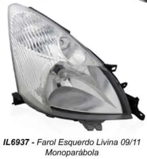 FAROL NISSAN LIVINA 2009 A 2011 ESQ