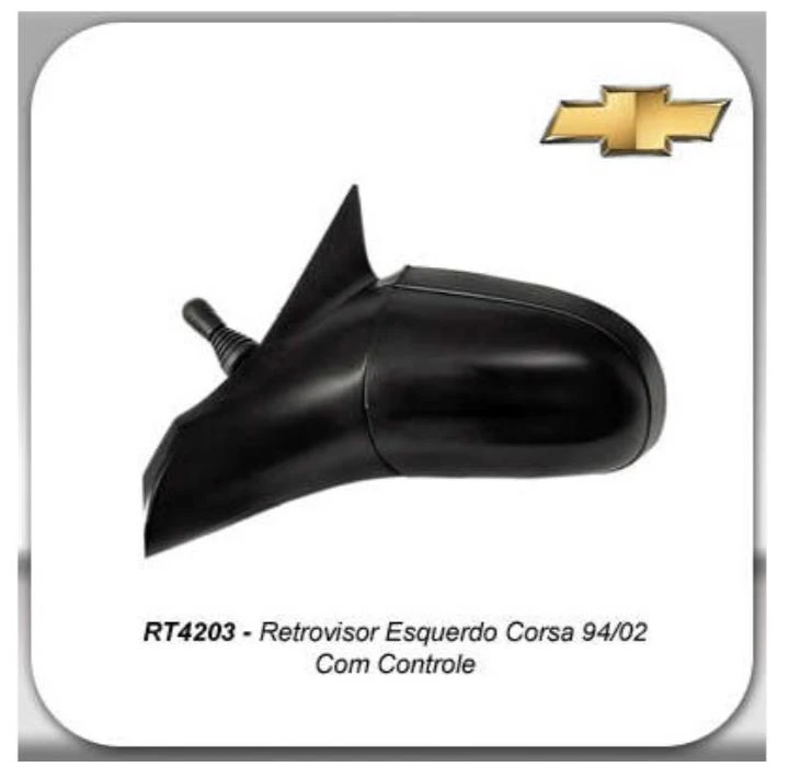 ESPELHO EXT CORSA 94/02  2/4PTS ESQ C/ CONTROLE