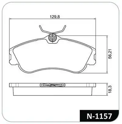 PASTILHA FREIO DIANTEIRA CITROEN XSARA 1.6 1.8 2.0 16V 2000/