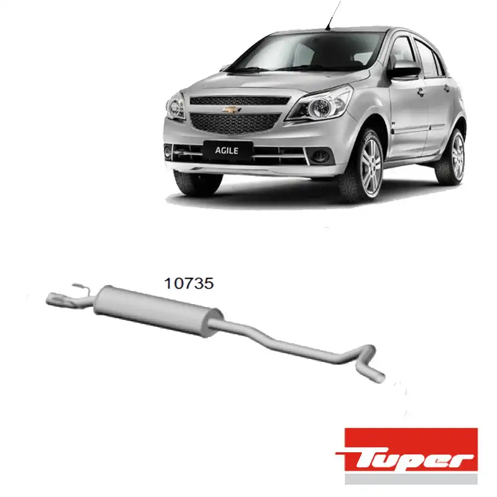 SILENCIOSO INTERMEDIARIO AGILE 1.4 8V FLEX 2009 A 2014