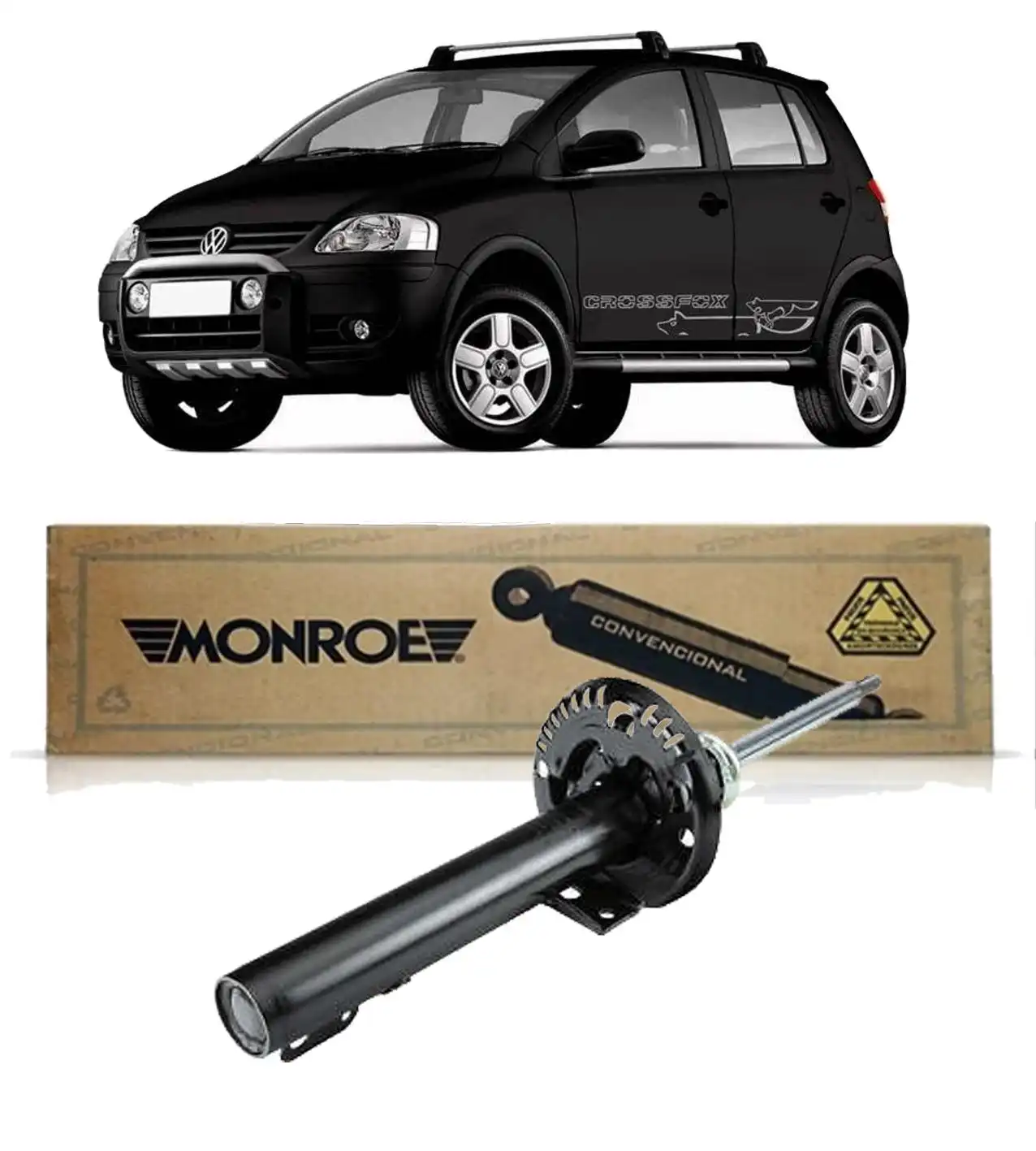 AMORTECEDOR DIANTEIRO CROSSFOX 2005 A 2017